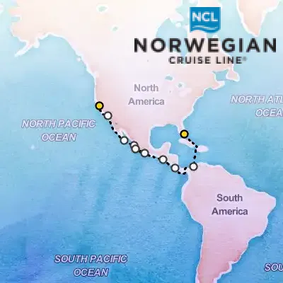 October 21st, 2025  - Panama Canal Repositioning Cruise on the Norwegian Encore