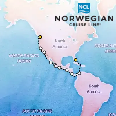 October 19th, 2025  - Panama Canal Repositioning Cruise on the Norwegian Encore