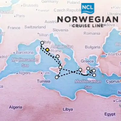 August 22nd, 2025  - Greek Isles & Italy Cruise on the Norwegian Epic