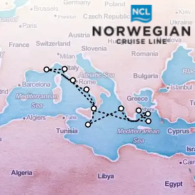 September 11th, 2025  - Greek Isles & Italy Cruise on the Norwegian Epic