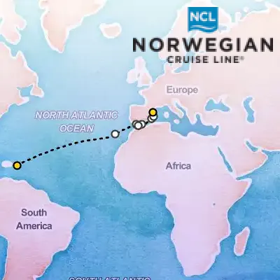 April 19th, 2026  - Transatlantic Repositioning Cruise on the Norwegian Epic