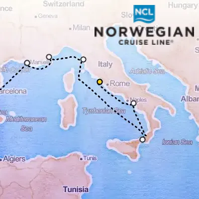 October 18th, 2026  - Western Mediterranean from Barcelona Cruise on the Norwegian Epic