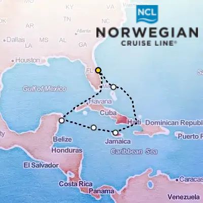 January 17th, 2027  - Western Caribbean from Port Canaveral Cruise on the Norwegian Epic