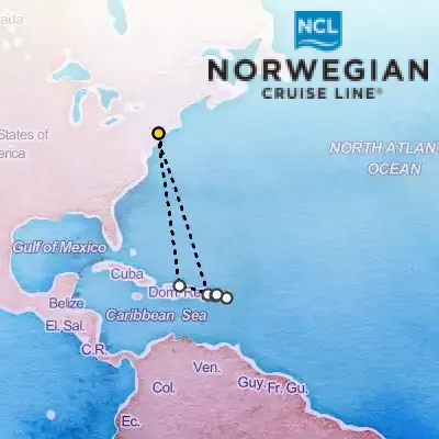 August 19th, 2026  - Eastern Caribbean & New York Cruise on the Norwegian Escape