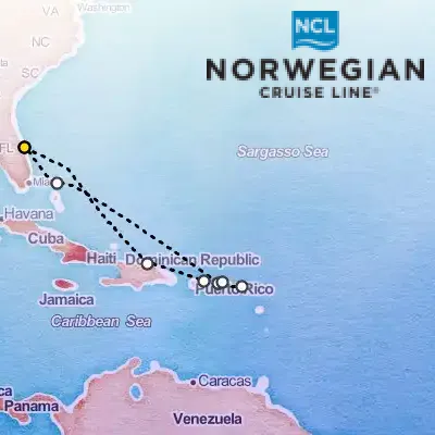 January 6th, 2027  - Eastern Caribbean & Port Canaveral Cruise on the Norwegian Escape