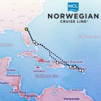 February 17th, 2026  - Caribbean Cruise on the Norwegian Gem