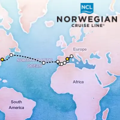 April 9th, 2026  - Transatlantic Repositioning Cruise on the Norwegian Gem