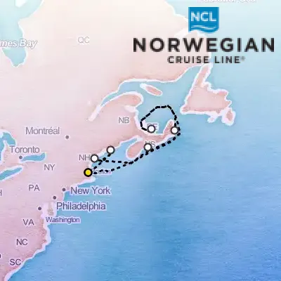 August 29th, 2025  - Canada & New England from Boston Cruise on the Norwegian Gem