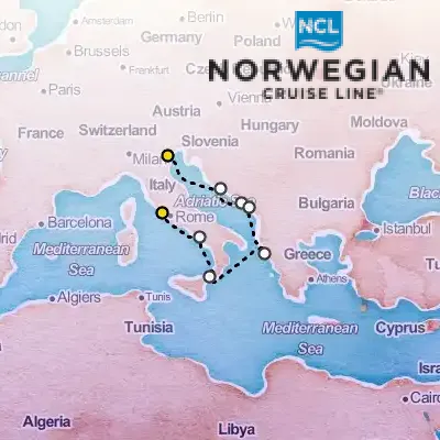 June 7th, 2026  - Adriatic & Greece, Venice Cruise on the Norwegian Gem