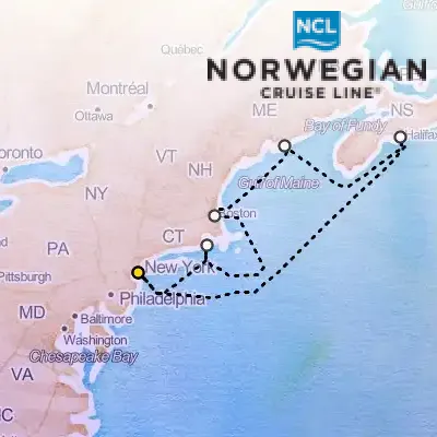 October 5th, 2025  - Canada & New England from New York Cruise on the Norwegian Getaway