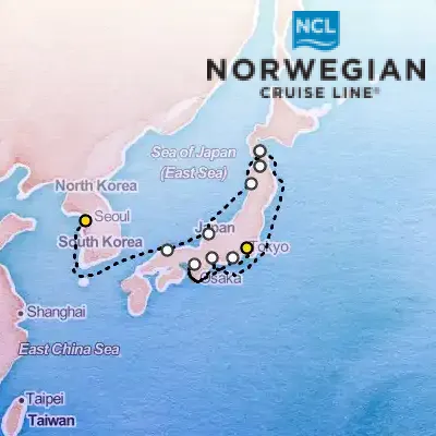 October 7th, 2026  - Asia & Japan Cruise on the Norwegian Jade