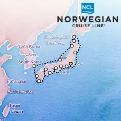 October 29th, 2026  - Asia & Japan Cruise on the Norwegian Jade