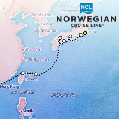 November 30th, 2026  - East Asia Cruise on the Norwegian Jade