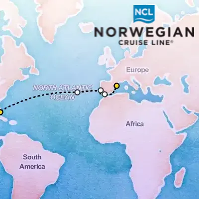 October 15th, 2025  - Transatlantic Repositioning Cruise on the Norwegian Jewel