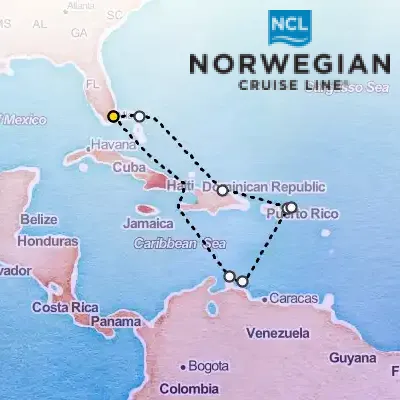 December 23rd, 2025  - Southern Caribbean from Miami Cruise on the Norwegian Jewel