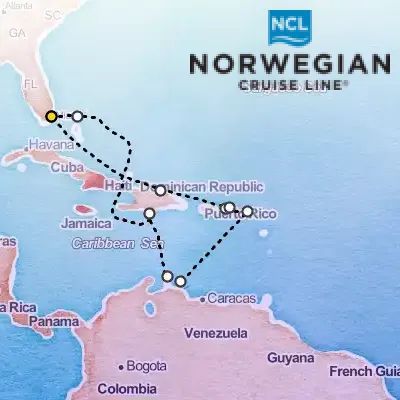 December 23rd, 2026  - Southern Caribbean from Miami Cruise on the Norwegian Jewel