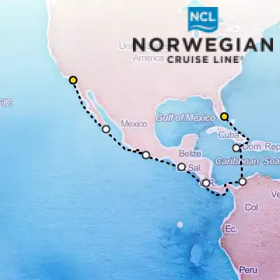 October 7th, 2026  - Panama Canal Repositioning Cruise on the Norwegian Joy