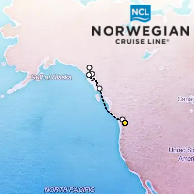 August 5th, 2026  - Alaska From Seattle Cruise on the Norwegian Joy