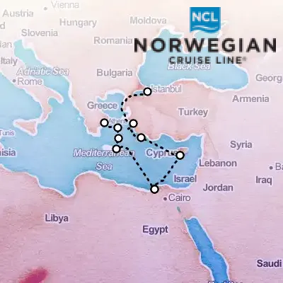 October 9th, 2025  - Eastern Mediterranean Cruise on the Norwegian Norwegian Viva