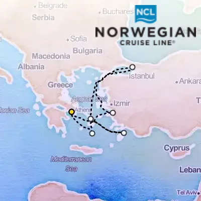 August 17th, 2025  - Greek Isles & Eastern Med Cruise on the Norwegian Norwegian Viva
