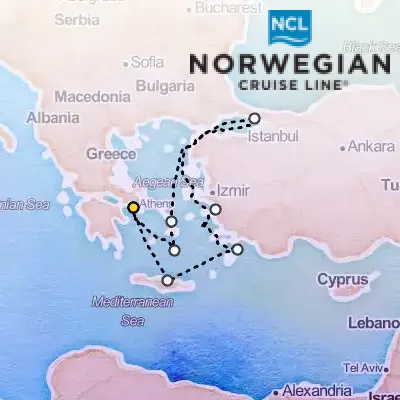 July 6th, 2025  - Greek Isles & Eastern Med Cruise on the Norwegian Norwegian Viva