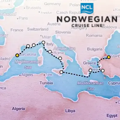 October 24th, 2025  - Greek Isles & Eastern Med Cruise on the Norwegian Pearl