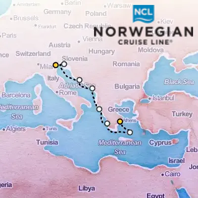 October 25th, 2026  - Europe Cruise on the Norwegian Pearl