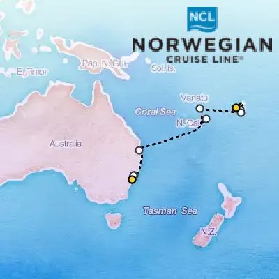 November 30th, 2026  - South Pacific Cruise on the Norwegian Spirit