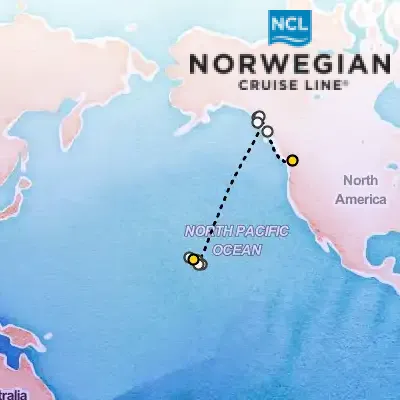July 31st, 2026  - Alaska & Vancouver Cruise on the Norwegian Spirit