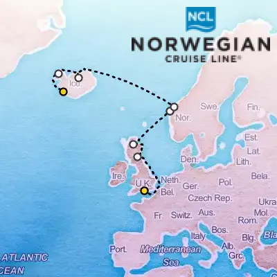 June 21st, 2026  - Europe Cruise: Iceland on the Norwegian Star