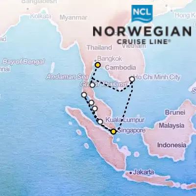 March 22nd, 2026  - Southeast Asia Cruise on the Norwegian Sun