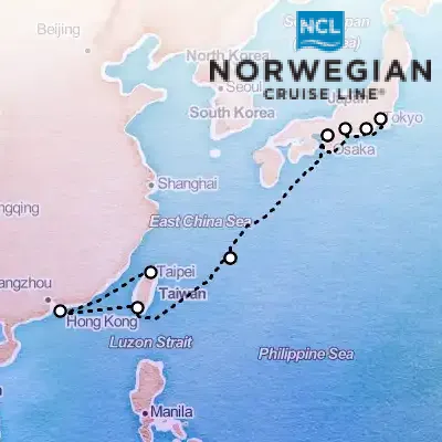 November 25th, 2025  - Asia & Japan Cruise on the Norwegian Sun