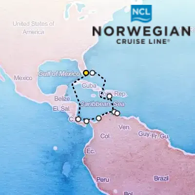 March 1st, 2027  - Panama Canal & Miami Cruise on the Norwegian Sun