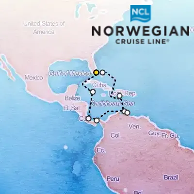 November 6th, 2026  - Panama Canal & Miami Cruise on the Norwegian Sun