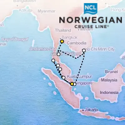 March 10th, 2026  - Southeast Asia Cruise on the Norwegian Sun