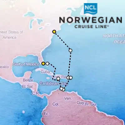 October 24th, 2026  - Southern Caribbean to New York Cruise on the Norwegian Sun