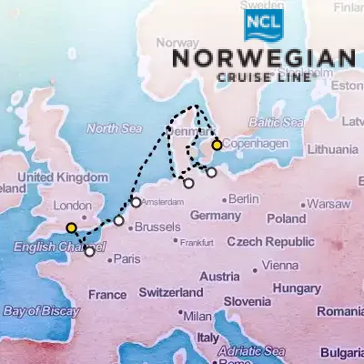 June 1st, 2026  - Europe: Northern Capitals Cruise on the Norwegian Sun