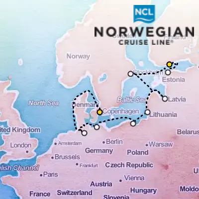 August 13th, 2026  - Baltic Europe Cruise on the Norwegian Sun
