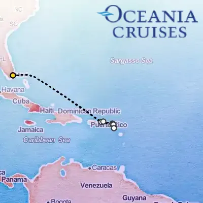 December 2nd, 2026  - Tropical Island Havens Cruise on the Oceania Allura