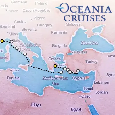 August 5th, 2025  - Mediterranean Allure Cruise on the Oceania Allura