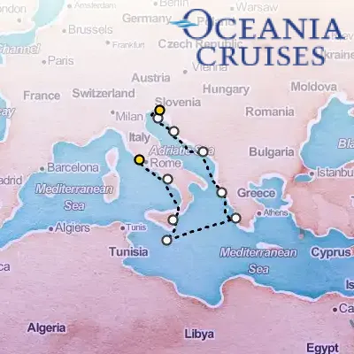 May 27th, 2026  - Around the Boot Cruise on the Oceania Allura