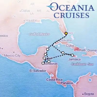 January 28th, 2026  - Mesoamerican Majesty Cruise on the Oceania Allura