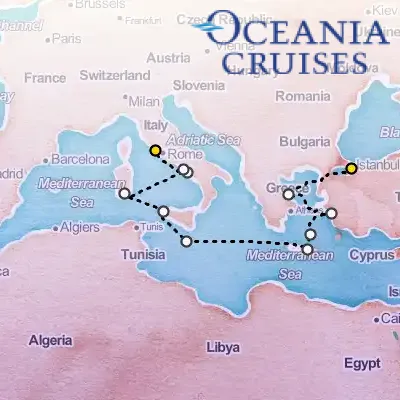 September 14th, 2026  - Artifacts & Antiquities Cruise on the Oceania Allura