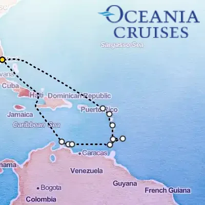 December 21st, 2025  - Holiday Havens Cruise on the Oceania Allura