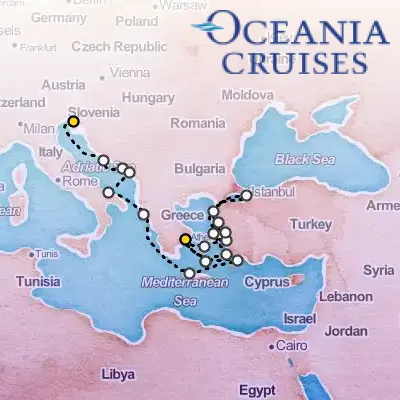 July 7th, 2026  - Adriatic & Aegean Gems Cruise on the Oceania Allura