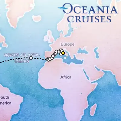 March 31st, 2027  - Brilliant Bermuda & Iberia Cruise on the Oceania Allura
