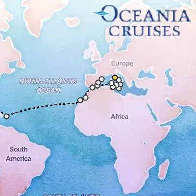 November 7th, 2026  - Autumn Crossing Cruise on the Oceania Allura