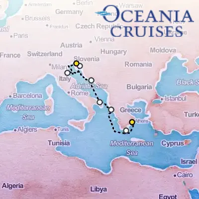 October 3rd, 2026  - Mediterranean Melange Cruise on the Oceania Allura