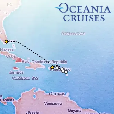 February 19th, 2027  - Caribbean Essence Cruise on the Oceania Allura