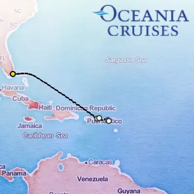 December 12th, 2026  - Sunlit Caribbean Gems Cruise on the Oceania Allura